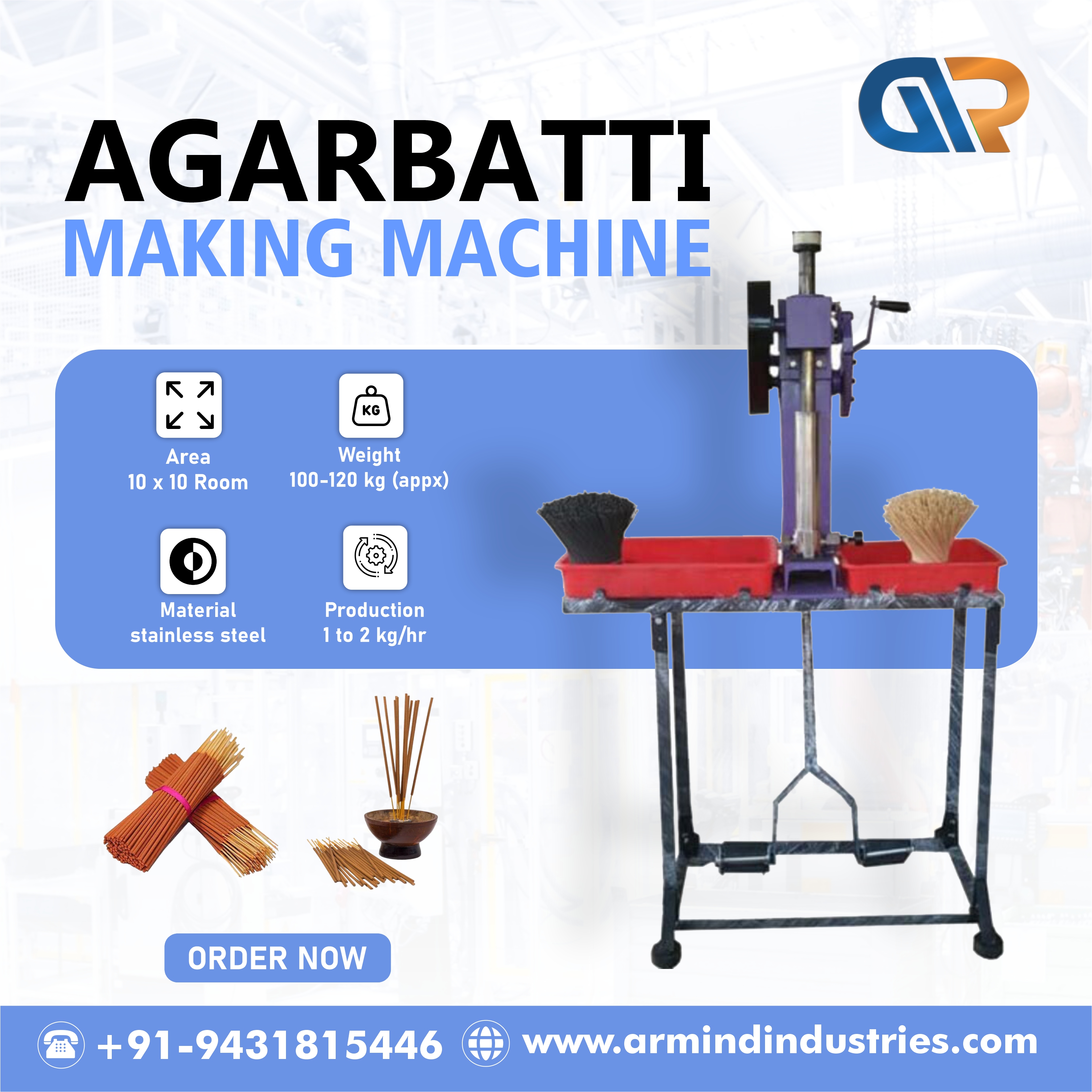 Agarbatti Raw Material and Machine – Complete Business Solution